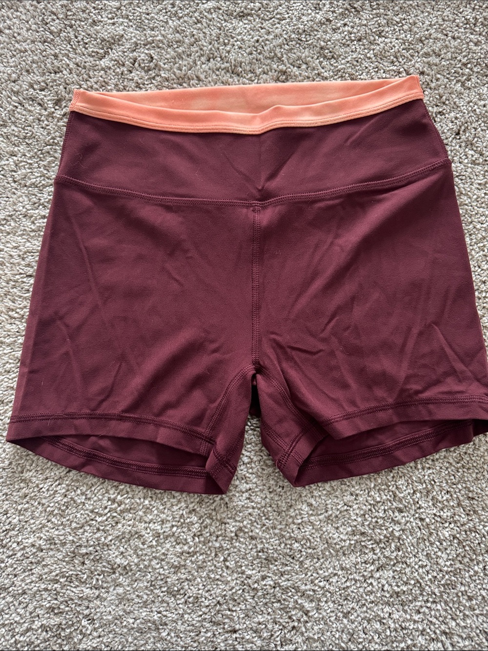 Stori Two Tone High-Rise Athletic Shorts size 6